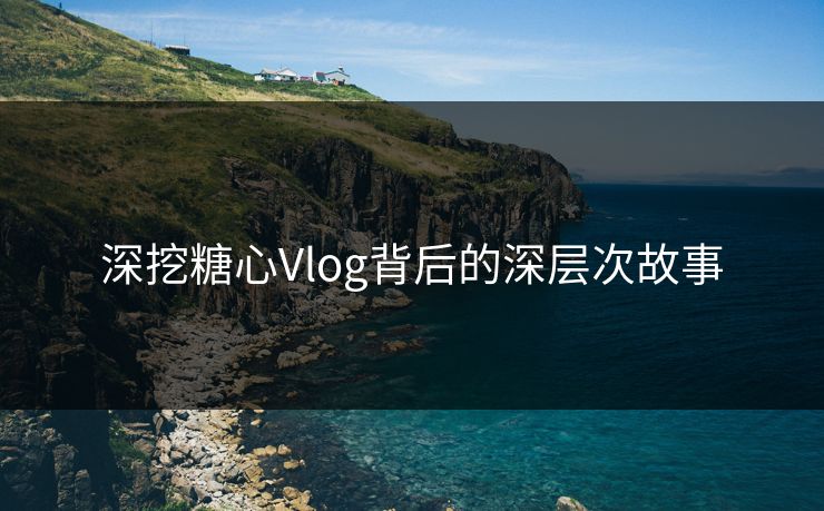 深挖糖心Vlog背后的深层次故事  第1张